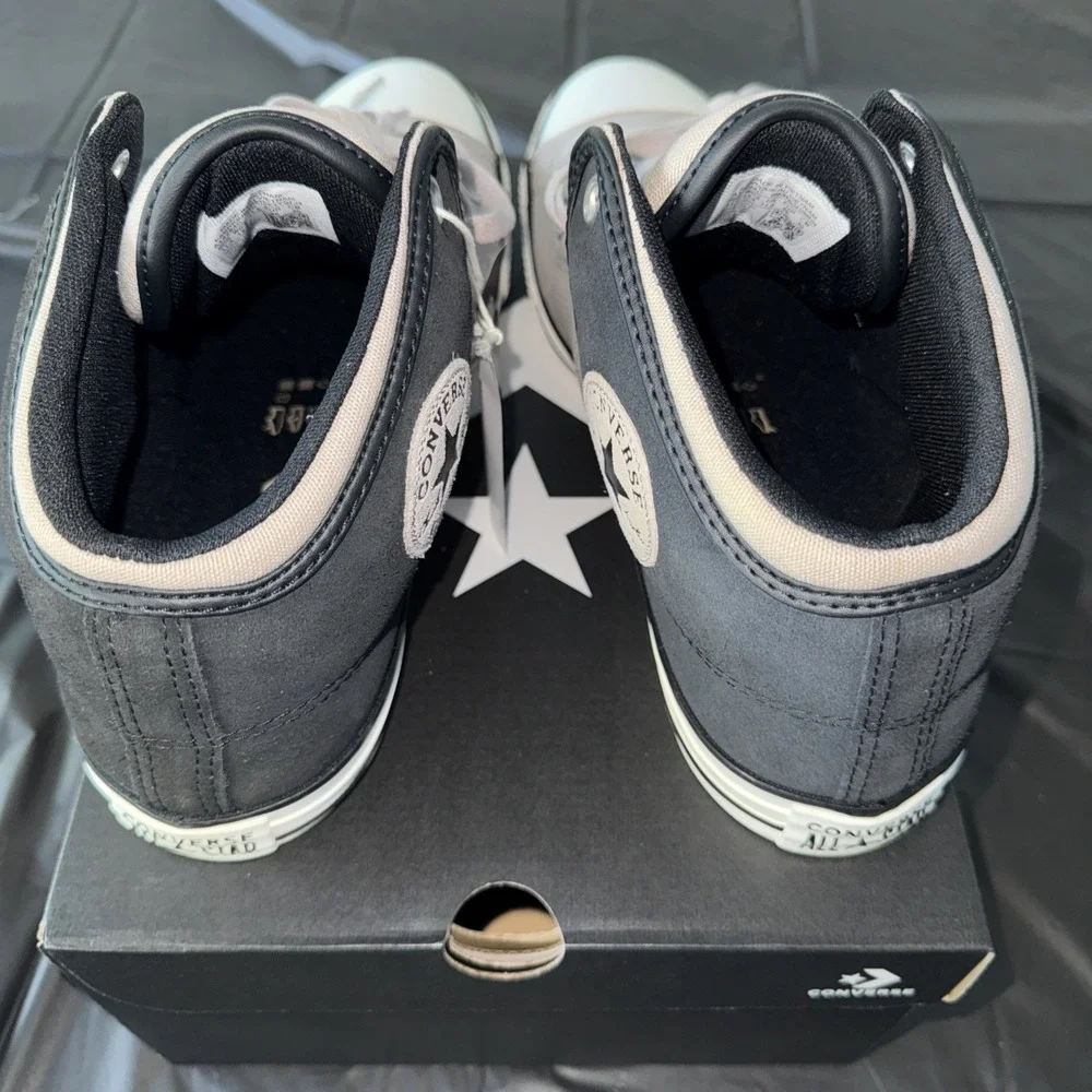 Converse Chuck Taylor All Star High Street Mid‎ Shoe Tan/Black/White Unisex - Picture 4 of 8
